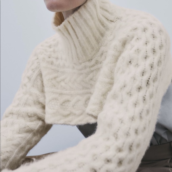 Zara Sweaters Zara Cable Knit Sleeve Arm Warmer Poshmark